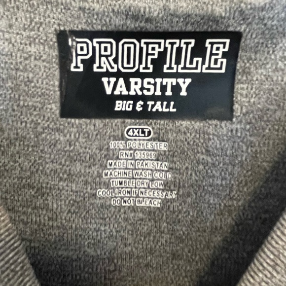 Profile Varsity Men's Michigan Wolverines Black Big and Tall Shirt 4XLT - Picture 6 of 7